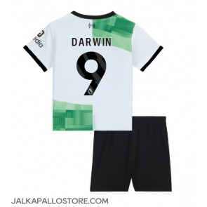 Liverpool Darwin Nunez #9 Vieraspaita Lapsille 2023-24 Lyhythihainen (+ shortsit)